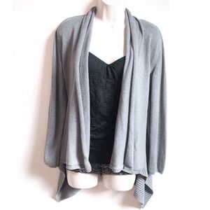 Jones New York draped front cardigan sweater